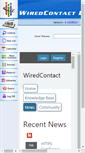 Mobile Screenshot of crm.wiredcontact.co.uk